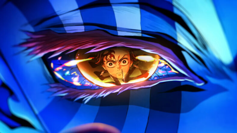 Akaza (Akira Ishida/Lucien Dodge) sets his sights on in Demon Slayer: Kimetsu no Yaiba – The Movie: Infinity Castle (2025), ufotable