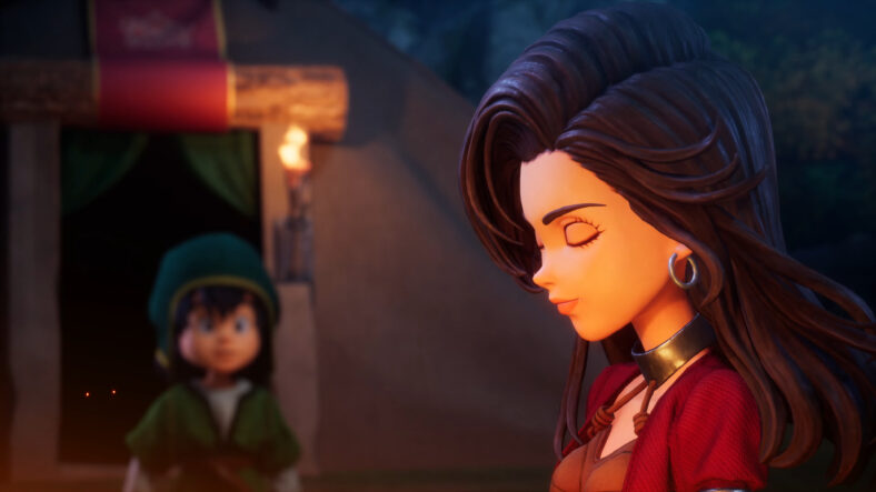 Aishe (Asami Imai) decides she'll join The Hero (Kouki Osuzu) on his quest in Dragon Quest VII Reimagined (2026), Square Enix