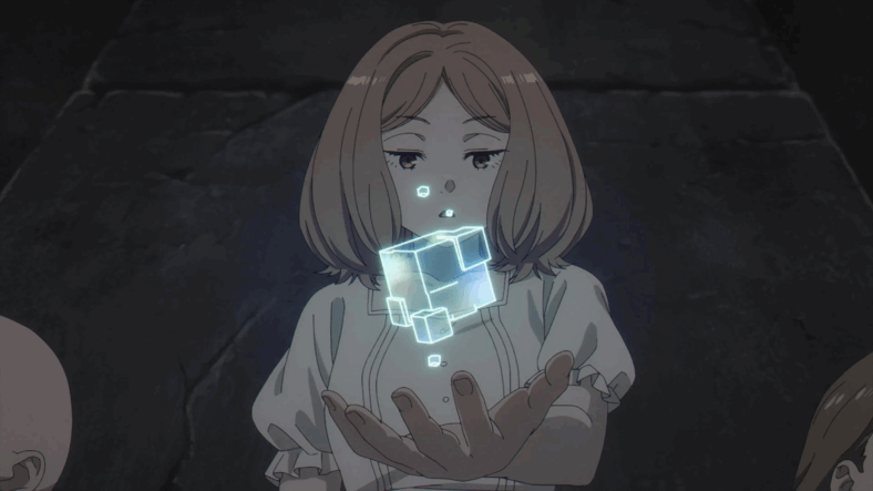 Edel (Tomoyo Kurosawa) explains the intricacies of magic usage in Frieren: Beyond Journey's End Episode 24 "Perfect Replicas" (2024), Madhouse