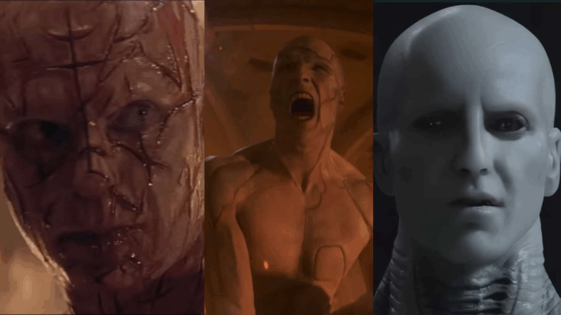 Frankenhole, There's no denying that the creature (Jacob Elordi) from Frankenstein (2025), Netflix, bears a striking resemblance between Dr. Weir (Sam Neill) from Event Horizon (1997), Paramount Pictures, and the Engineer (Ian Whyte) from Prometheus (2012), 20th Century Fox