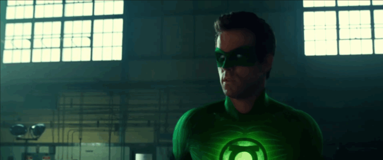 Hal knows something is up in Green Lantern (2011), Warner Bros. Pictures