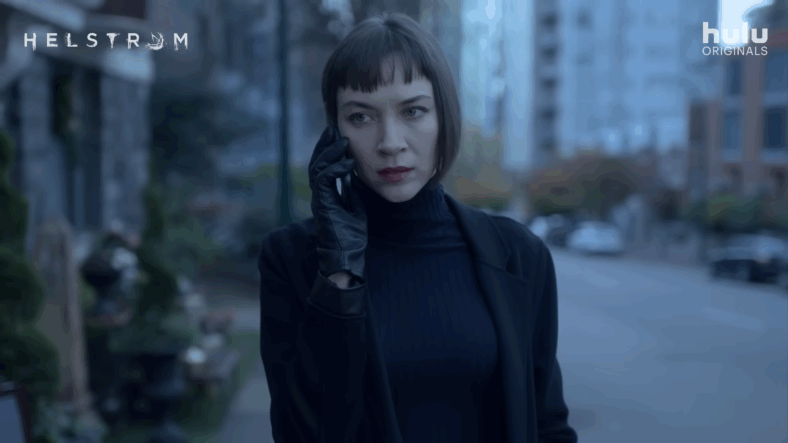 Ana Helstrom (Sydney Lemmon) receives upsetting news in Helstrom Season 1 Episode 1 "Mother's Little Helpers" (2020), Marvel Television / ABC Studios