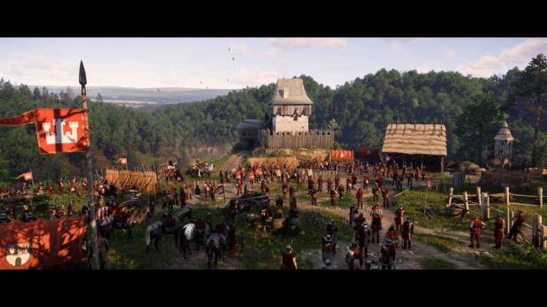 A small fort is besieged by an army in Kingdom Come: Deliverance II (2025), Deep Silver