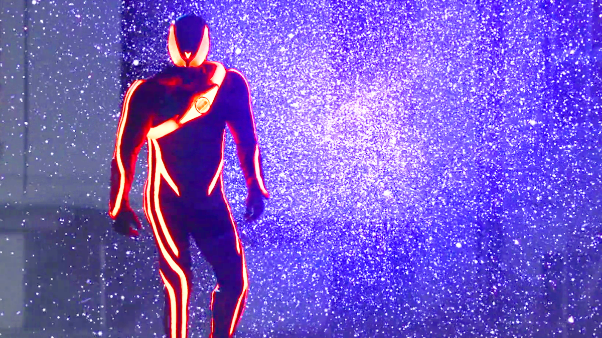 Baku Yorozu (Ryutaro Imai) puts a permanent end to the Gun Nightmare (Satoshi Tsuruoka) in Kamen Rider Zeztz Case 1 "Start" (2025), Toei Co. Ltd.