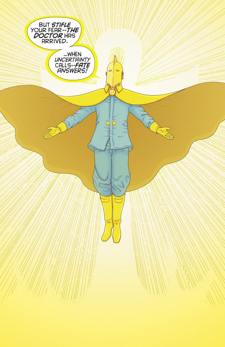 Doctor Fate comes to the Man of Steel's aid in Superman: The Kryptonite Spectrum Vol. 1 #4 (2025), DC. Words by W. Maxwell Prince, art by Martín Morazzo, Chris O'Halloran, and Good Old Neon.