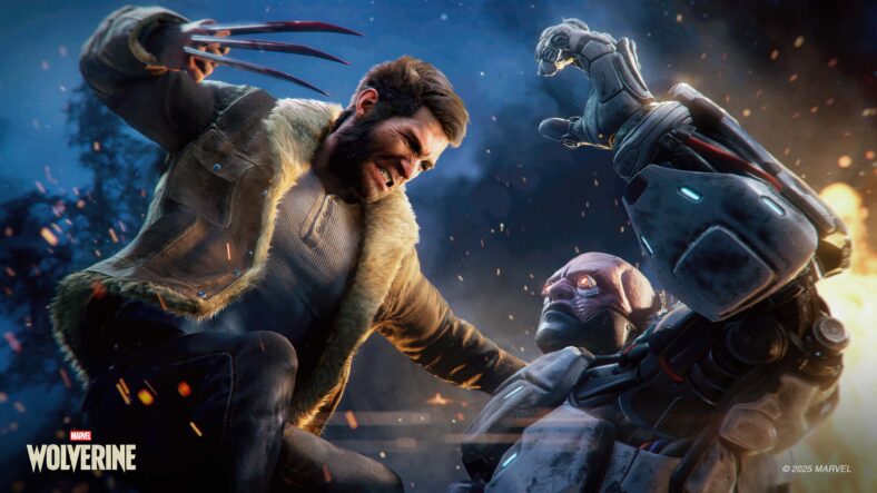 Wolverine (Liam McIntyre) grapples with a large Reaver in Marvel's Wolverine (2026), Sony Interactive Entertainment