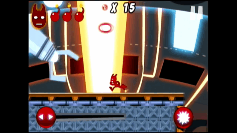 Max runs through the M.A.D. lab in MaXplosion (2011), Capcom