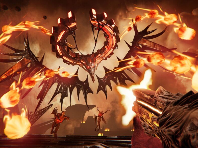 Metal Hellsinger, Funcom, Screenshot via Steam