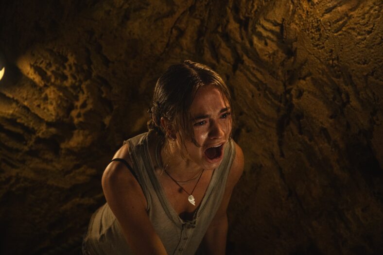 Johnny Sequoyah as “Lucy" in Johannes Roberts' Primate (2025), Paramount Pictures