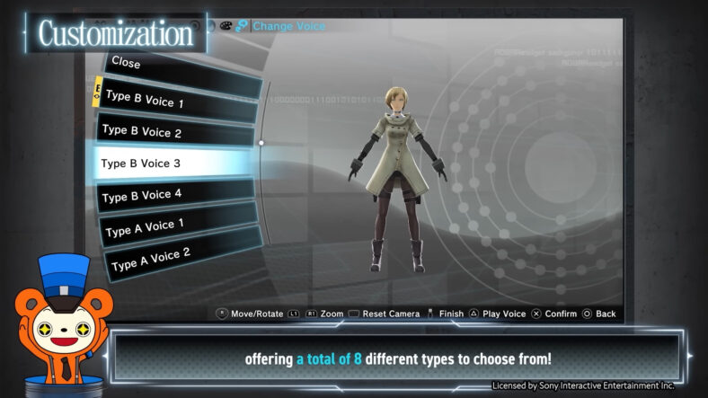 Percy Propa (TBA) reveals the updated Accessory voice options in Freedom Wars Remastered (2025), Bandai Namco