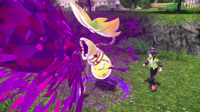 Mega Victreebel spews a torrent of sludge in Pokémon Legends: Z-A (2025), Nintendo