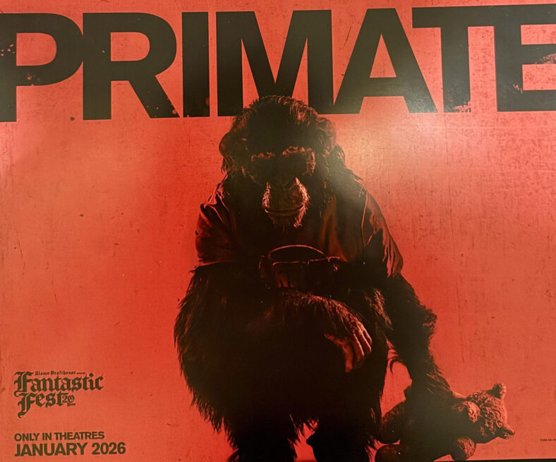 The Fantastic Fest poster for Johannes Roberts' Primate (2025), Paramount Pictures