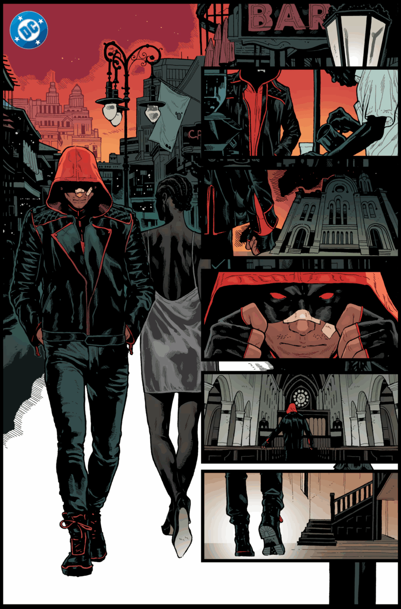 Jason Todd readies himself for a fight in Red Hood Vol. 2 #1 (2025), DC. Words by Gretchen Felker-Martin, art by Jeff Spokes.