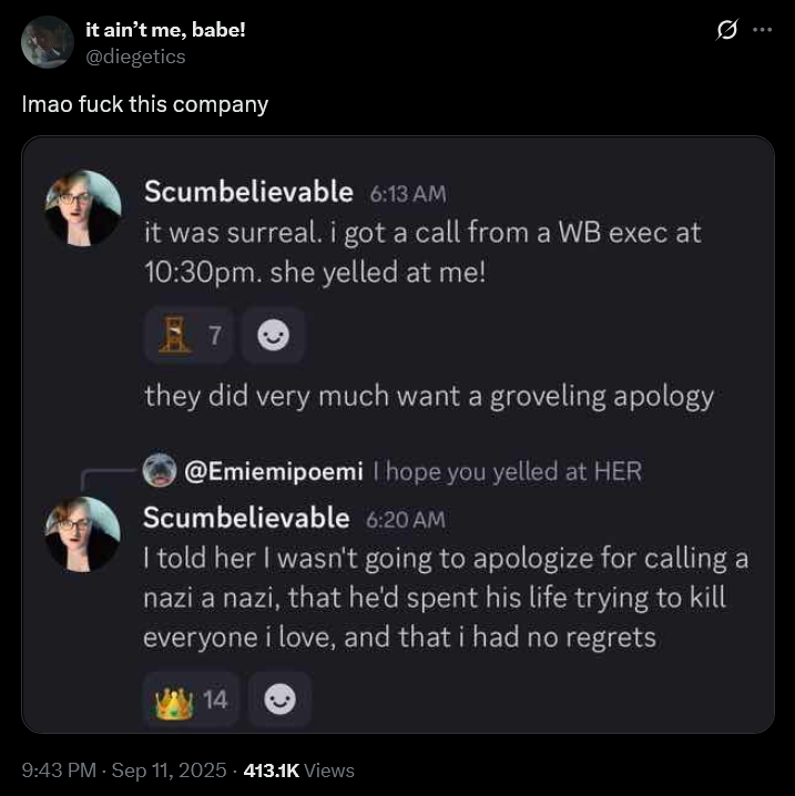 DC's 'Red Hood' Vol. 2 writer Gretchen Felker-Martin recalls the fallout from her mocking of Turning Point USA founder Charlie Kirk's death.