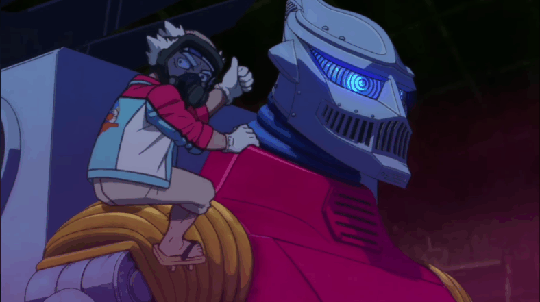 All systems go for Jet Jaguar in Godzilla Singular Point Season 1 Episode 12 "Explorer/End of the Battle" (2021), Netflix