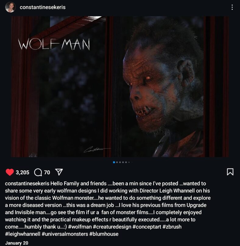 Wolfman at your window