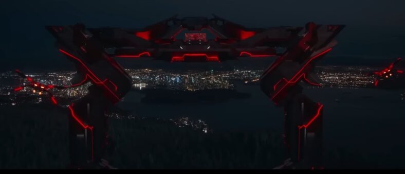 The forces of the Grid enter our world in Tron: Ares (2025), Walt Disney Pictures
