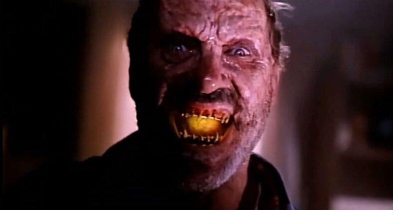 Uncle Willy (Dick Miller) is going through changes in Tales From the Crypt Presents: Demon Knight (1995) Universal Pictures