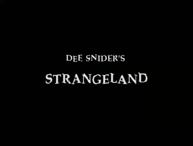 Opening title to Dee Snider's Strangeland (1998), Artisan Entertainment