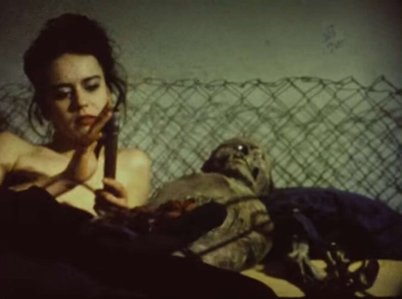 Betty (Beatrice Manowski) has only one thing on her mind in Nekromantik (1988) Leisure Time Features  