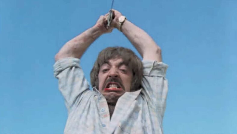 Doug (Martin Speer) gets some payback in The Hills Have Eyes (1977), Vanguard 