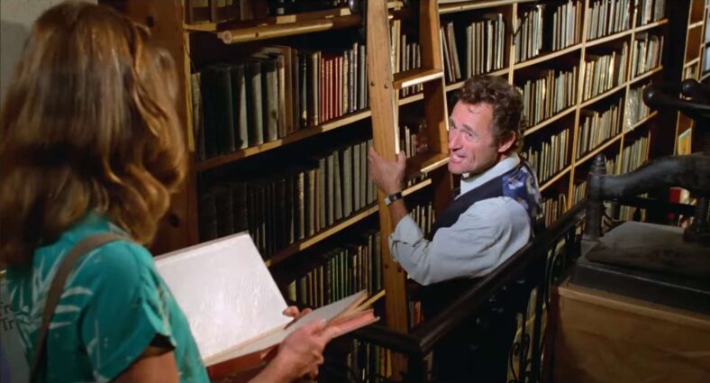 Walter (Dick Miller) is the werewolf expert in The Howling (1981) Embassy Pictures