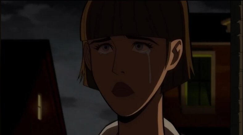 Gilda Gold (Julie Nathanson) needs Harvey (Josh Duhamel) to stay in Batman: The Long Halloween - Part One (2021), Warner Bros. Animation