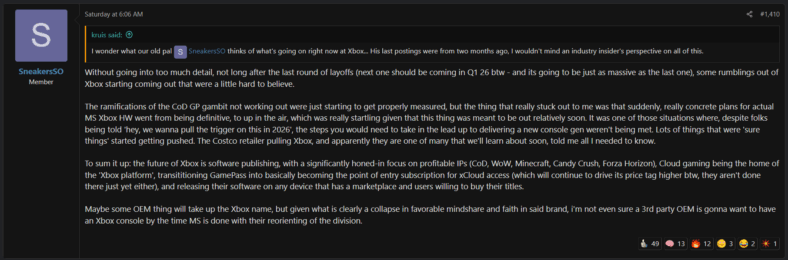 SneakersSO claims Xbox are going all digital and abandoning hardware via NeoGAF