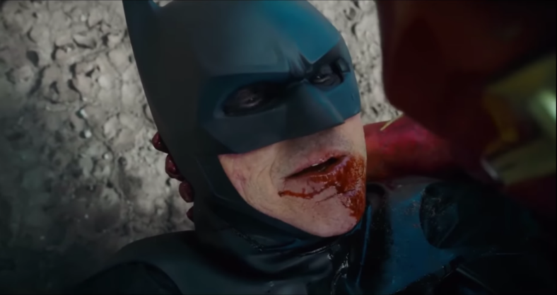 Michael Keaton is an old broken-down IP as Batman in The Flash (2023), Warner Bros. Pictures