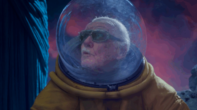 A Watcher (Stan Lee) recalls one of his more fantastic adventures in Guardians of the Galaxy, Vol. 2 (2017), Marvel Entertainment