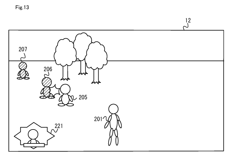 Nintendo and The Pokémon Company US Patent No. 12403397, showing a sub character directed to an enemy character and starting a battle via United States Patent and Trademark Office