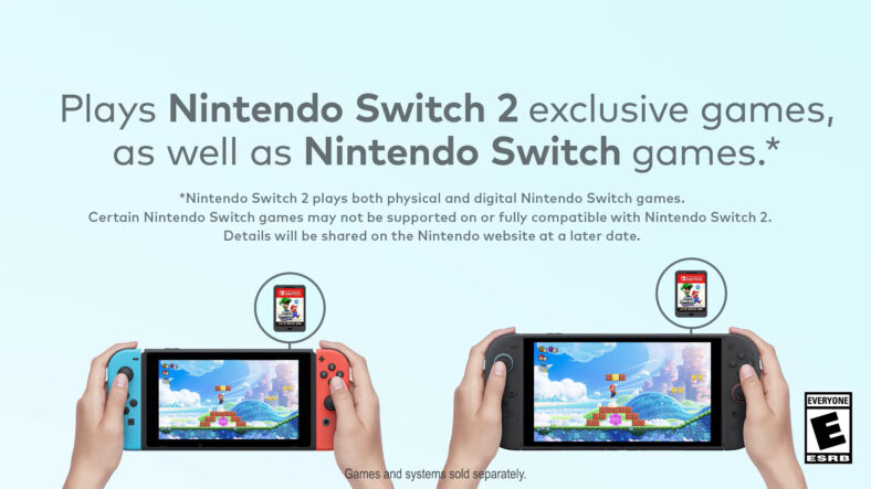 Nintendo explains their new console's backwards compatibility in Nintendo Switch 2 – First-look trailer, YouTube