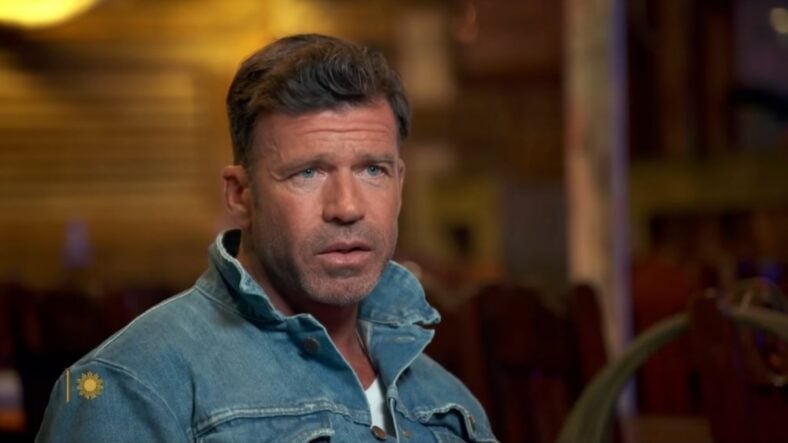 Taylor Sheridan speaking about his career from modelling to becoming a writer on CBS Sunday Morning (2022), YouTube