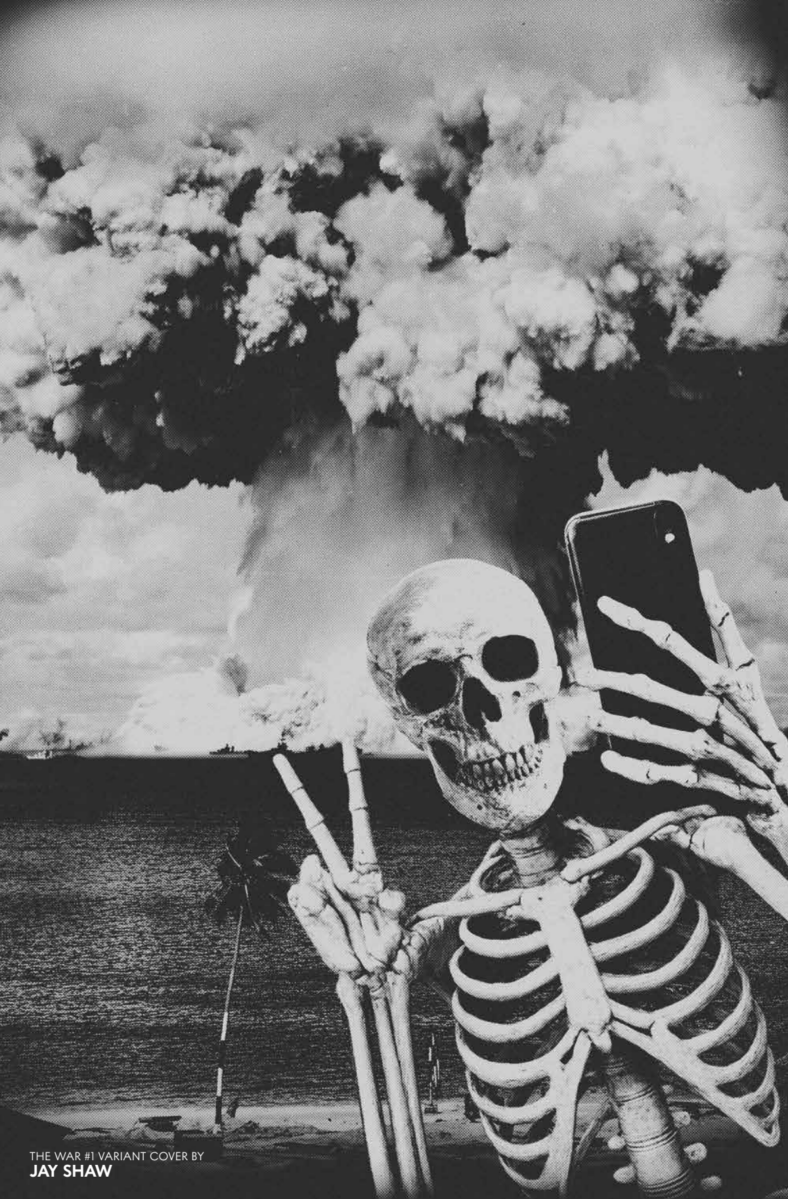 Variant cover of The War (2025). Art by Jay Shaw. BOOM! Studios.