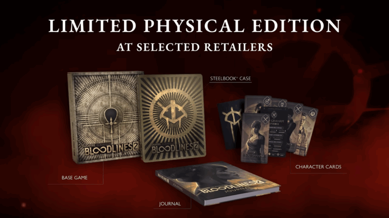 The Limited Physical Edition for Vampire: The Masquerade - Bloodlines 2 in Vampire: The Masquerade - Bloodlines 2 - Overview Trailer (2025), YouTube