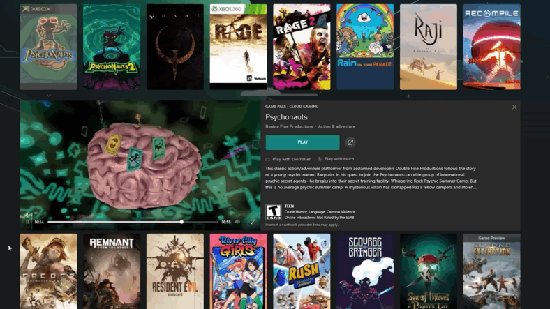 Xbox showcases new features in Cloud Gaming (Beta) on PC Walkthrough | Xbox Game Pass Ultimate (2021), YouTube