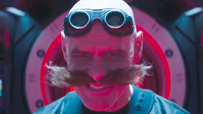 Dr. Robotnik (Jim Carrey) is back after a haircut in Sonic the Hedgehog 3 (2024), Paramount Pictures