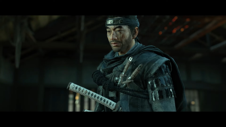 Jin Sakai (Kazuya Nakai) has questions for Kenji (Setsuji Sato) in Ghost of Tsushima (2020), Sony Interactive Entertainment