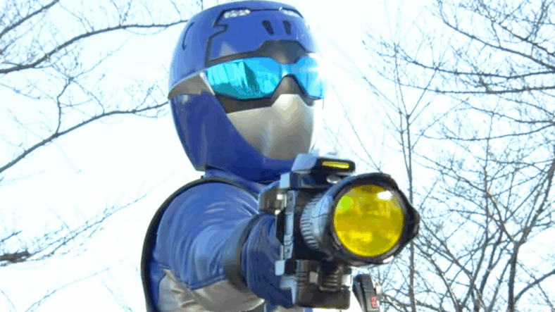 Ravi Shaw (Jazz Baduwalia) finishes off Cycletron (Hiroaki Nakamura/Barry Duffield) in Power Rangers Beast Morphers Episode 2 "Evox's Revenge" (2020), Hasbro