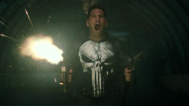 The Punisher (Jon Bernthal) makes his costumed debut in Season 2 Episode 13 "The Whirlwind" (2019), Marvel Entertainment