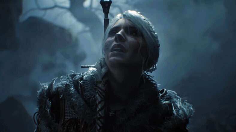 Ciri (Ciara Berkeley) takes a breather after felling the Bauk in The Witcher 4 (TBA), CD Projekt Red