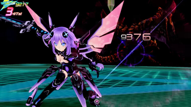 Neptune (Rie Tanaka) cuts through in Hyperdimension Neptunia Re;Birth 3: V Generation