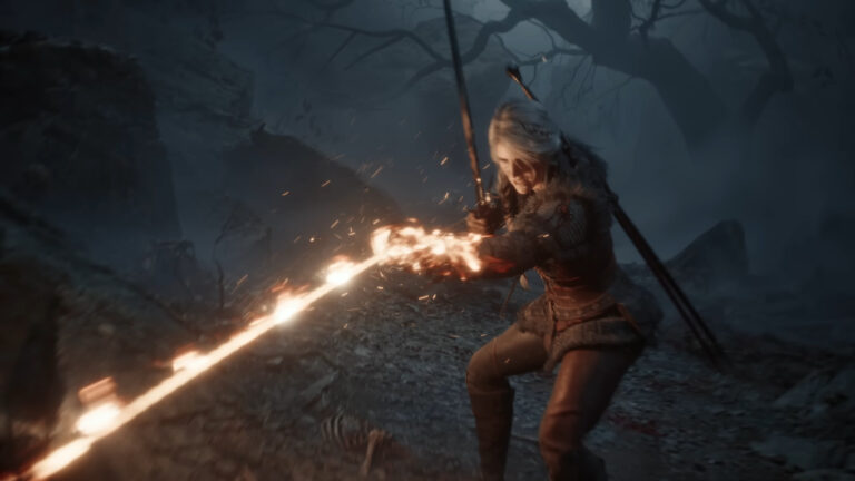 Ciri (Ciara Berkeley) unleashes her Magic against the Bauk in The Witcher 4 (TBA), CD Projekt Red