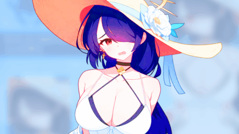 Hinata (Song Harim) is already feeling the summer heat in Blue Archive (2021), Nexon Games