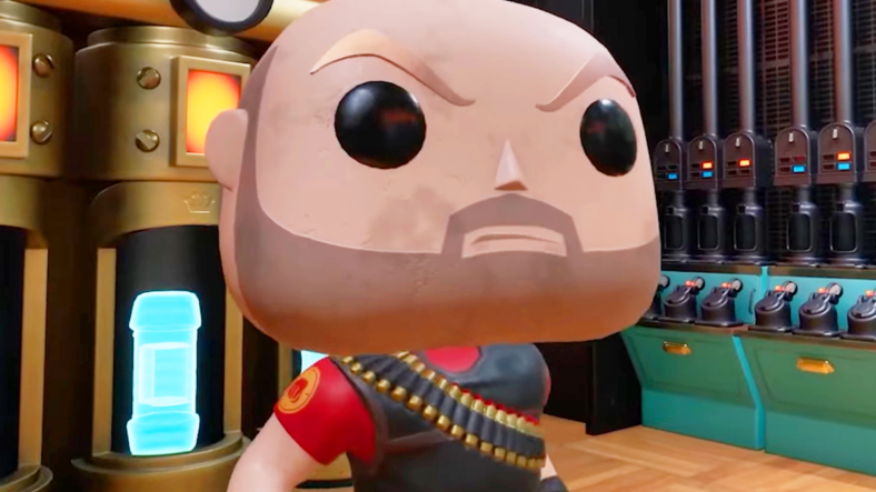 The Heavy (Gary Schwartz) is turned into a piece of mass merchandise in Funko Fusion (2024), 10:10 Games