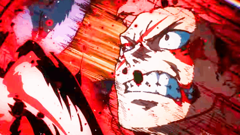 Yuji Itadori (Junya Enoki/Adam McArthur) embraces his rage in Jujutsu Kaisen: Execution (2025), MAPPA