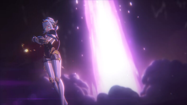 Ineffa (Nakajima Megumi) drops the hammer in Genshin Impact (2020), HoYoverse