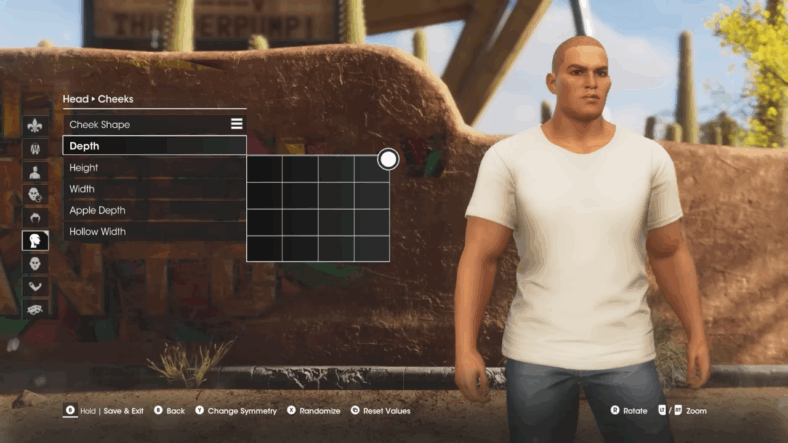 Character customization in the vertical slice in Saints Row (Unreleased Alpha Build), Deep Silver Volition