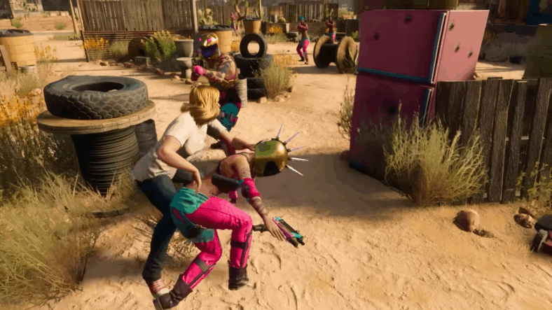 Hurling an enemy with a live grenade down their pants in the vertical slice in Saints Row (Unreleased Alpha Build), Deep Silver Volition