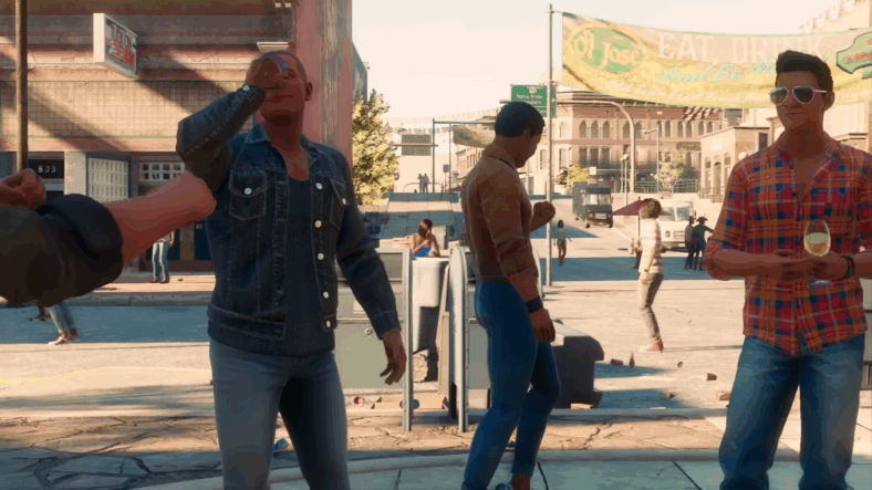 NPCs drink and live in the vertical slice in Saints Row (Unreleased Alpha Build), Deep Silver Volition